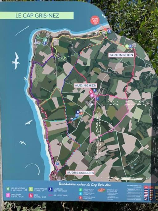 Maison Village, 10 Pers, Proche De La Plage Audinghen Exteriér fotografie